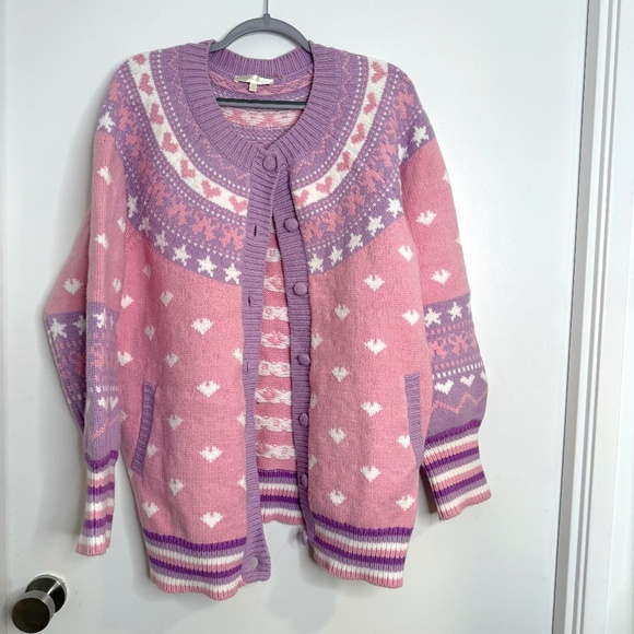 🎀 LoveShackFancy Amalo Boyfriend Cardigan - XL - Picture 2 of 7